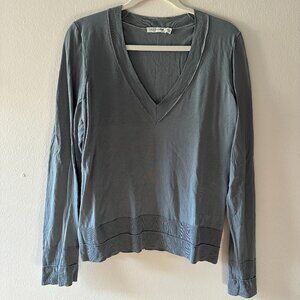 Women's Rag and Bone Lightweight Sweater - V Neck - Light Blue - Size Large